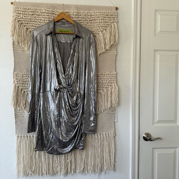 Gauge81 Naha Metallic Dress - Picture 1 of 8